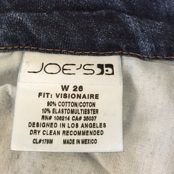 Joe's Jeans Visionaire in Camille Wash Boot Leg Cut in Med Blue. - Picture 7 of 13